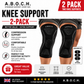 A.B.O.C.H. Compression Knee Support – 2 Pack